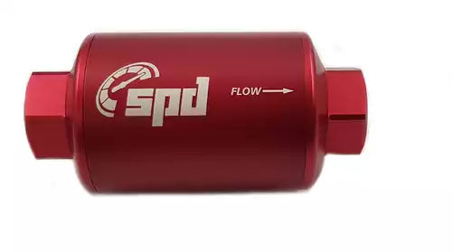 SPD Fuel filter compact 10 micron E85 Red